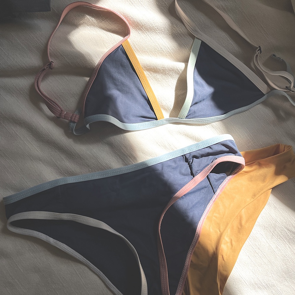Tavik Jett women’s triangle bikini top and bottoms